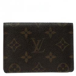 Louis vuitton Monogram Canvas ID Card Holder Louis Vuitton