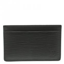 Louis Vuitton Epi Envelope Business Card Holder - Black Wallets,  Accessories - LOU329300