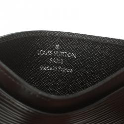 Louis Vuitton Black Epi Leather Card Holder