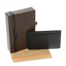 Louis Vuitton Black Epi Leather Card Holder