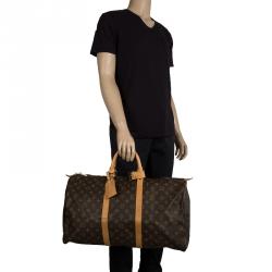 مملوكة مسبقًا Louis Vuitton Monogram Canvas Keepall 50