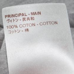 Pre Owned تي شيرت لوي فيتون قطن رصاصي بالشعار XL