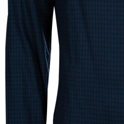 Louis Vuitton Men's Blue Checked Cotton Shirt L