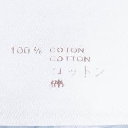 مملوكة مسبقًا قميص لوي فيتون أزرار أمامية أكمام طويلة مطبوع أزرق XL