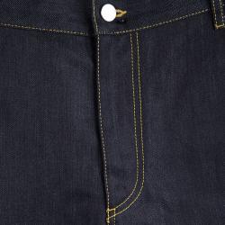 Pre Owned Louis Vuitton Indigo Dark Wash Denim Boot Cut Jeans 3XL