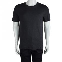 Louis Vuitton Grey Crew Neck T-Shirt L