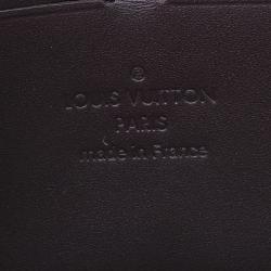 Pre Owned Louis Vuitton Amarante Monogram Vernis Leather Zippy Wallet