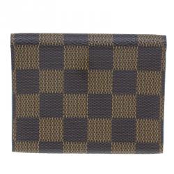 Pre Owned محفظة لوي فيتون كانفاس دامييه أيبين للبطاقات