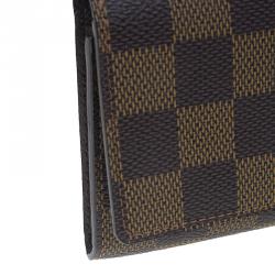 Pre Owned محفظة لوي فيتون كانفاس دامييه أيبين للبطاقات