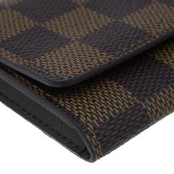 Pre Owned محفظة لوي فيتون كانفاس دامييه أيبين للبطاقات