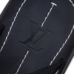 Pre Owned صندل إصبع لوي فيتون كانفاس مونوكرومي مقاس 42.5