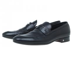 مملوكة مسبقًا Louis Vuitton Black Leather Griffith Loafers Size 41.5