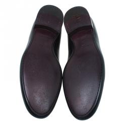 مملوكة مسبقًا Louis Vuitton Black Leather Griffith Loafers Size 41.5
