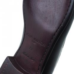 مملوكة مسبقًا Louis Vuitton Black Leather Griffith Loafers Size 41.5
