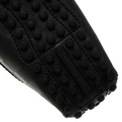 مملوكة مسبقًا Louis Vuitton Onyx Damier Embossed Hockenheim Moccasins Size 42