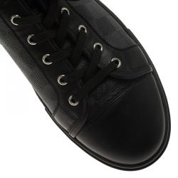 Louis Vuitton Damier Graphite Canvas and Leather Sneakers Size 42