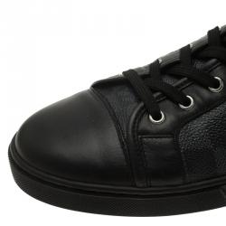 Louis Vuitton Damier Graphite Canvas and Leather Sneakers Size 42