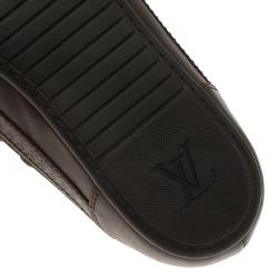 Pre Owned حذاء رياضي لوي فيتون جلد وكانفاس دامييه ايبين مقاس 42.5