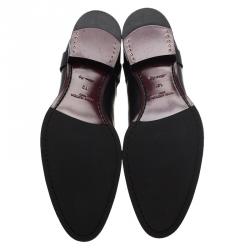 Pre Owned Louis Vuitton Black Leather Greenwich Ankle Boots Size 45