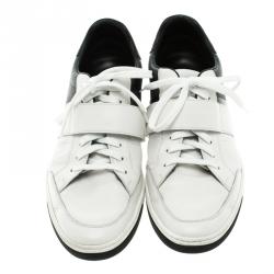 Louis Vuitton Monochrome Damier Graphite Canvas And Leather Sneakers Size 42.5