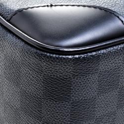 مملوكة مسبقًا حقيبة سفر لوي فيتون بورت دوكيمنت فوياج كانفاس دامييه غرافايت