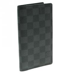 Pre Owned Louis Vuitton Damier Graphite Canvas Pocket Agenda Cover