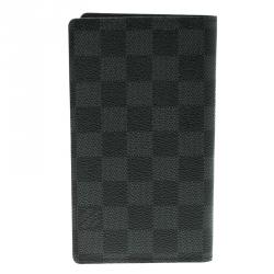 Pre Owned Louis Vuitton Damier Graphite Canvas Pocket Agenda Cover