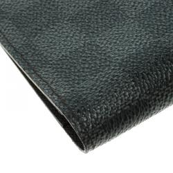 Pre Owned Louis Vuitton Damier Graphite Canvas Pocket Agenda Cover