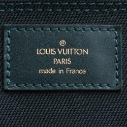 Pre Owned حقيبة سفر لوي فيتون جابسييه غارمنت جلد تياغا أخضر كبيرة