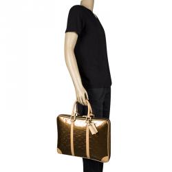 Louis Vuitton Bronze Monogram Vernis Vandam Briefcase