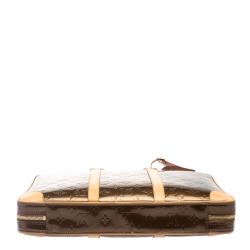 Louis Vuitton Bronze Monogram Vernis Vandam Briefcase