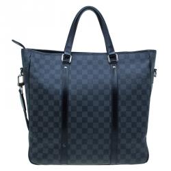 Pre Owned حقيبة لوي فيتون توت تاداو كانفاس دامييه غرافايت 