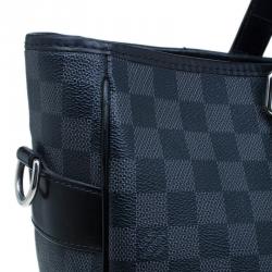 Pre Owned حقيبة لوي فيتون توت تاداو كانفاس دامييه غرافايت 