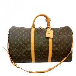 Pre Owned Louis Vuitton Monogram Canvas Keepall Bandouliere 50
