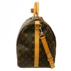 Pre Owned Louis Vuitton Monogram Canvas Keepall Bandouliere 50