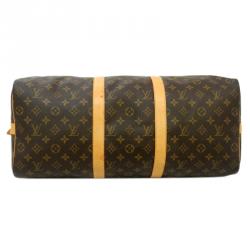 Pre Owned Louis Vuitton Monogram Canvas Keepall Bandouliere 50