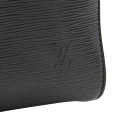 Pre Owned Louis Vuitton Black Epi Leather Keepall 45