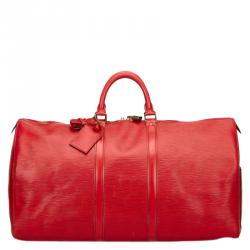 Louis Vuitton X Supreme Red Epi Leather Danube Messenger Bag Louis Vuitton  | The Luxury Closet