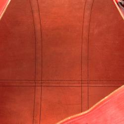 Pre Owned Louis Vuitton Red Epi Leather Keepall 55