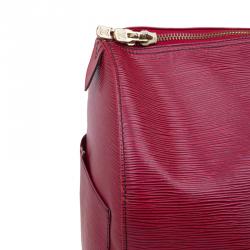 Pre Owned Louis Vuitton Red Epi Leather Keepall 50