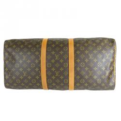 Pre Owned Louis Vuitton Monogram Canvas Keepall 55