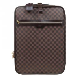 Pre Owned Louis Vuitton Damier Ebene Canvas Pegase 55 Luggage