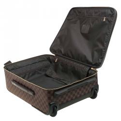 Pre Owned Louis Vuitton Damier Ebene Canvas Pegase 55 Luggage