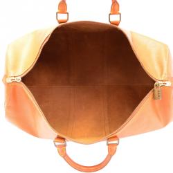 Pre Owned Louis Vuitton Cipango Gold Epi Leather Keepall 55