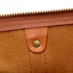 Pre Owned Louis Vuitton Cipango Gold Epi Leather Keepall 55