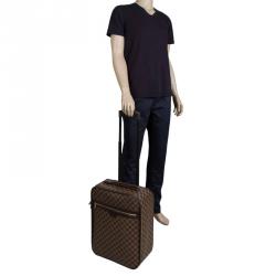 Louis Vuitton Damier Ebene Pegase 45 Rolling Luggage ○ Labellov