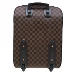 Pre Owned Louis Vuitton Damier Ebene Canvas Pegase 45 Luggage