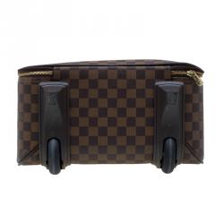 Pre Owned Louis Vuitton Damier Ebene Canvas Pegase 45 Luggage