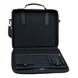 Pre Owned Louis Vuitton Black Taiga Leather Odessa Computer Case Bag