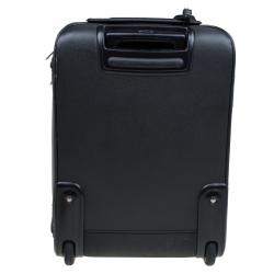 Pre Owned Louis Vuitton Black Taiga Leather Pegase 55 Luggage